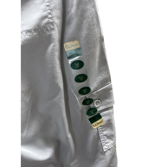 LL Bean Pants Women's Size 12 Tall Gray Favorite Fit Southport - Picture 4 of 7